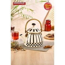 Feyza Design Emaye Bitki Çayı Demliği, Sağlıklı ve Şık Demleme Kabı