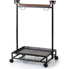 Versele-Laga Qh Papağan Eğitim Sehpası Dövme Beyaz Tahta Tünek ile Kolay Kullanım Amaçlı