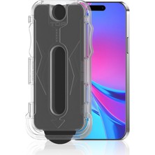 Maks Technology iPhone 12 Pro Uyumlu ​mkst Kolay Uygulama Aparatlı 5d Magic Privacy Glass Hayalet Cam Ekran Koruyucu