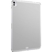 iPad Pro 13 2025 M5 Kılıf Zore Tablet Süper Silikon Kapak - Şeffaf