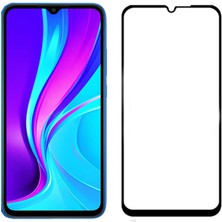Maks Technology Redmi 9c Mkst Kenarları Kırılmaya Dayanıklı Cam Ekran Koruyucu - Siyah