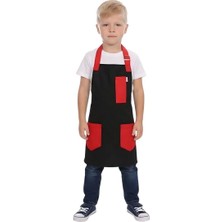 Formteks Çocuk Boydan Önlük Toka Ayarlı  Siyah