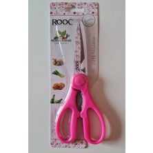 Feyza Design Çok Amaçlı Özel Tasarım Mutfak Makası - Koyu Pembe