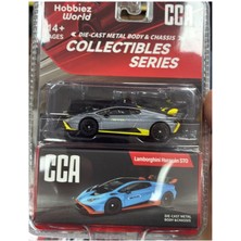 Cca Collectibles Series Lamborghini Huracan Sto Gümüş 1/64 Model Araba
