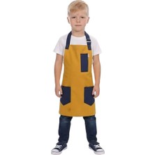 Formteks Çocuk Boydan Önlük Toka Ayarlı Hardal