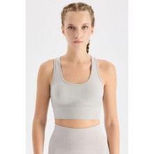 COMEUP Jakarlı Sporcu Sütyeni Ay Rengi