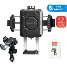 Knmaster TT-890L Titreşim Önleyicili Motosiklet Telefon Tutucu