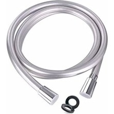 Skygo Gümüş Renk Banyo Batarya Pvc Duş Hortumu