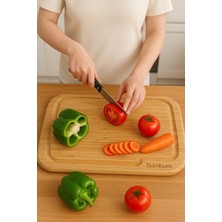 Feyza Design Bambu Steak Tahtası, Şık ve Sağlıklı Sunum Için Mükemmel Seçim