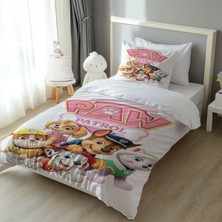 Beyaz Paw Petrol Nevresim Takımı M39