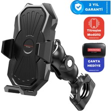 Knmaster TT-880 Titreşim Önleyicili Motosiklet Telefon Tutucu