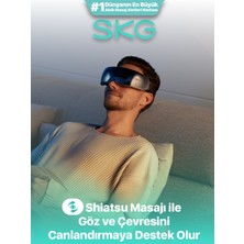 SKG E7-en Taşınabilir Akıllı Göz Masaj Aleti, Geleneksel Shiatsu Masaj Terapisi