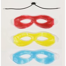 Termojel Göz Maskesi ''3 Adet'', Sıcak ve Soğuk Göz Maskesi, Göz Altı Torbası Şişlik Giderici. Yorgunluk Azaltıcı Göz Maskesi, Baş Ağrısı, Stres Azaltıcı Soğuk Kompres Göz Maskesi