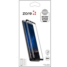 Maks Technology Mi Note 10 Mkst 3D Vov Curve Glass Ekran Koruyucu - Siyah