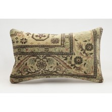 Kilim Wholesale El Yapımı Kilimden Yapılmış Vintage Kırlent Kılıfı, Yün, 30X50 cm