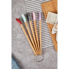 Feyza Design Uzun Spatula Seti, 5'li, Dayanıklı ve Çok Amaçlı Mutfak Araçları