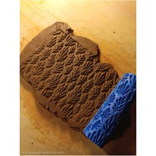 Feyza Design 12 cm Seramik ve Polymer Kil Doku Rulosu, Pastacılık ve Dekorasyon Için