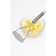 Soillium Patates Ezici Paslanmaz Çelik Patates Ezme Aparatı Pürüzsüz Püre Yapmak Için Dayanıklı Patates Ezici