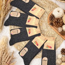 Kral Socks 5 Çift Kadın Lambswool Kışlık Yün Çorap
