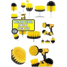 Skygo Zorlu Kirler Için Güçlü Çözüm Matkap Ucuna Takılan 3'lü Fırça Temizlik Seti Ile Profesyonel Sonuçlar