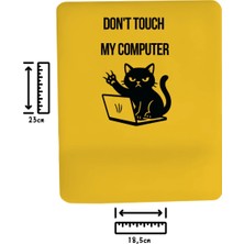 Ivart Bilgisayarıma Dokunma Baskılı Bileklik Destekli Dikdörtgen Mouse Pad