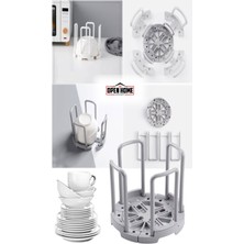 Feyza Design Mutfak Düzenleyici Tabak Bardak Kase Kurutma Tutucu Organizatör