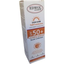 Edwol Leke Karşıtı SPF50+ Yüksek Koruma Leke Karşıtı ve Aydınlatıcı Nemlendirici Güneş Kremi