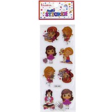 Ticon Sticker Puffy Kabartma Etiket 348921 Hayvan Sevgisi