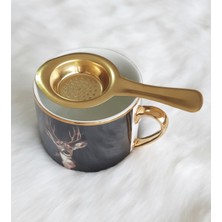 Feyza Design Paslanmaz Çelik Çay Süzgeci, Dayanıklı ve Pratik Kullanım