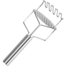 Feyza Design Sağlam Çift Katmanlı Paslanmaz Çelik Patates Ezici