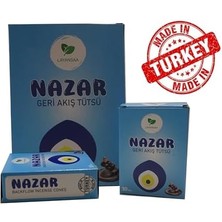 Skygo Layansaa Nazar Boncuğu - Evil Eye Bead - Meditasyon/perfumed Meditation Özel Aromalı Special Geri Akış Normal Boy Backflow Hd Meditation Özel Aromalı Cones Konik Tütsü Paket 10 Adet