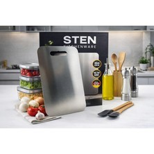 Paslanmaz Çelik Kesme Tahtası / 28X38 cm