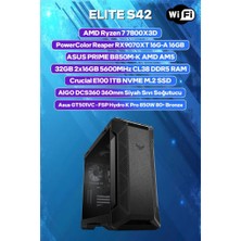 Game Garaj Elite S42 Amd Ryzen 7 7800X3D 32GB Ram 1tb SSD RX9070XT 360MM Sıvı Soğt Freedos Oyuncu Oem Paket