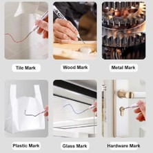 Skygo Derin Konum Işaretleme Kalemi, Marangoz, Mobilya, Demir Doğrama, Duvar, 1 Adet, Mavi Renk