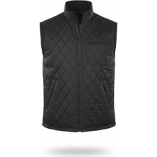 bilqasmi Klasik Kesim Kapitone Şişme Yelek Içi Polarlı Erkek Kışlık Yelek