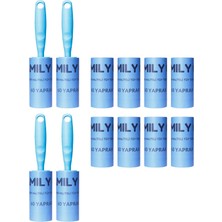 Özgürce Tüy Toplayıcı Rulo Seti 4+8 Yedek, Ev Temizliği Için Pratik Çözüm