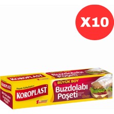 Koroplast Buzdolabı Poşeti Büyük Boy 20'li X10