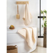 Tekstil Stokları Yüksek Su Emici Microcotton Iplik 1 Adet 50X90CM 1 Adet 70X140 cm Havlu Seti