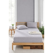 Pamuklu Yastıklı Lastikli Çarşaf Tek Kişilik