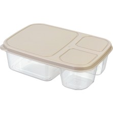 Cosiness Cosi Dikdörtgen 3 Bölmeli Saklama Kabı (18,5X13,5X5,5 Cm)