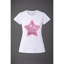 Dıgıl Kids Yıldız Motifli Kız Çocuk T-Shirt