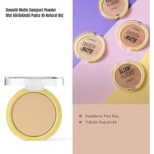 Skygo Smooth Matte Compact Powder Mat Görünümlü Pudra 10 Natural Beige