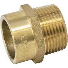 AK TEK Bakır 15X1/2’’ Erkek Nipel  Dış Dişli