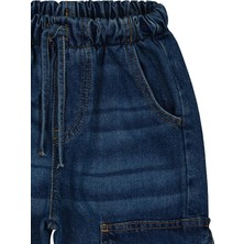 Civil Girls Büyük Cepli  10-13 Yaş Pantolon - Mavi 11-12 Yaş