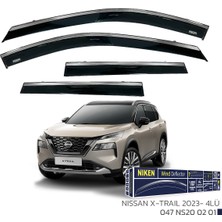Tuna Oto Niken Nissan X-Trail 2023 2024 2025 2026 Kromlu Cam Rüzgarlığı