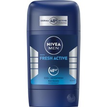 Skygo Men Erkek Stick Deodorant Fresh Active 50 Ml, Ter ve Ter Kokusuna Karşı 48 Saat Deodorant Koruması, Okyanus Özleri,alüminyum Içermez