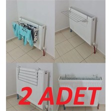 Özgürce Çamaşır Kurutmalık Petek Üstü 60CM 5 Telli, 2'li Set