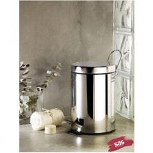 Skygo Krom Pedallı Çöp Kovası 3 Lt Eko