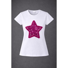 Dıgıl Kids Yıldız Motifli Kız Çocuk T-Shirt