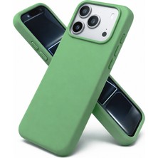 Bzontech iPhone 17 Pro Max Uyumlu Kılıf Renkli Lansman Içi Kadife Yumuşak Kamera Yükseltili Silikon